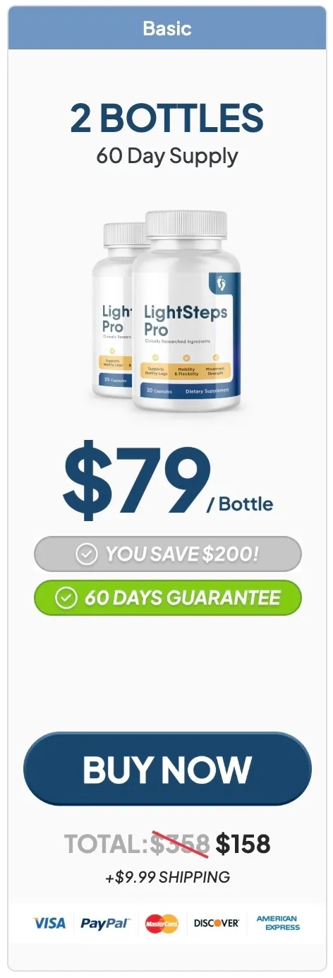 LightSteps Pro 2 bottles